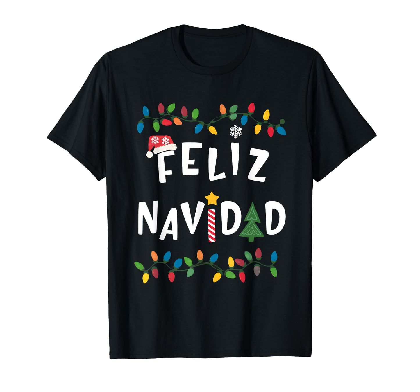 Feliz Navidad Shirt Funny Mexican Christmas in Spanish Xmas T-Shirt