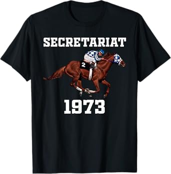 Secretariat 1973 horse racing T-Shirt