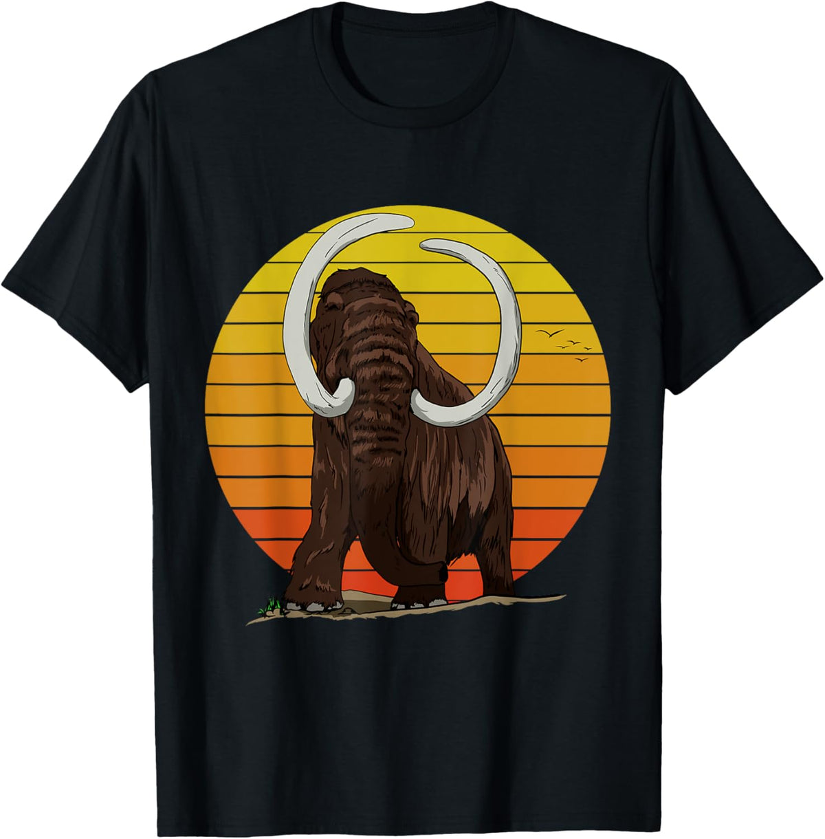 Woolly Elephant with big Ice Age Sun Gift idea for Mammoths T-Shirt
