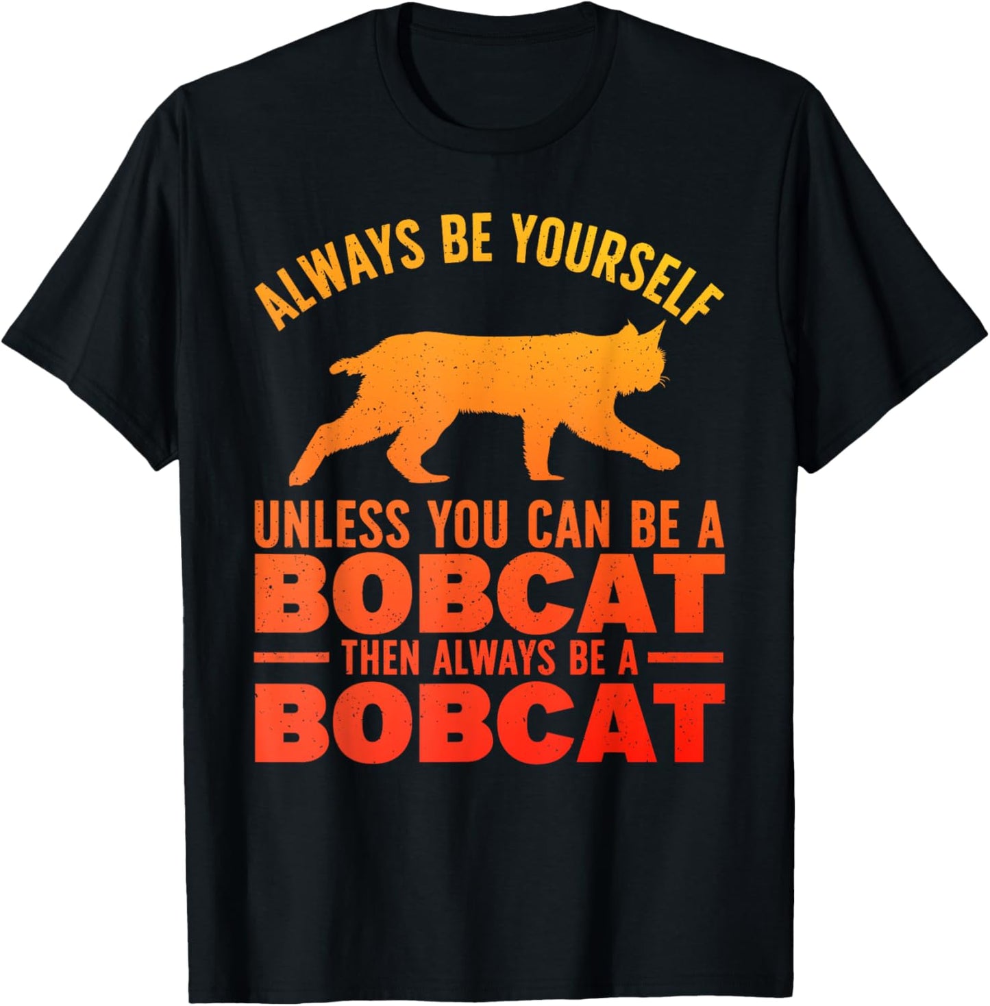 Cute Bobcat Art For Men Women Kids Lynx Animal Bobcat Lover T-Shirt