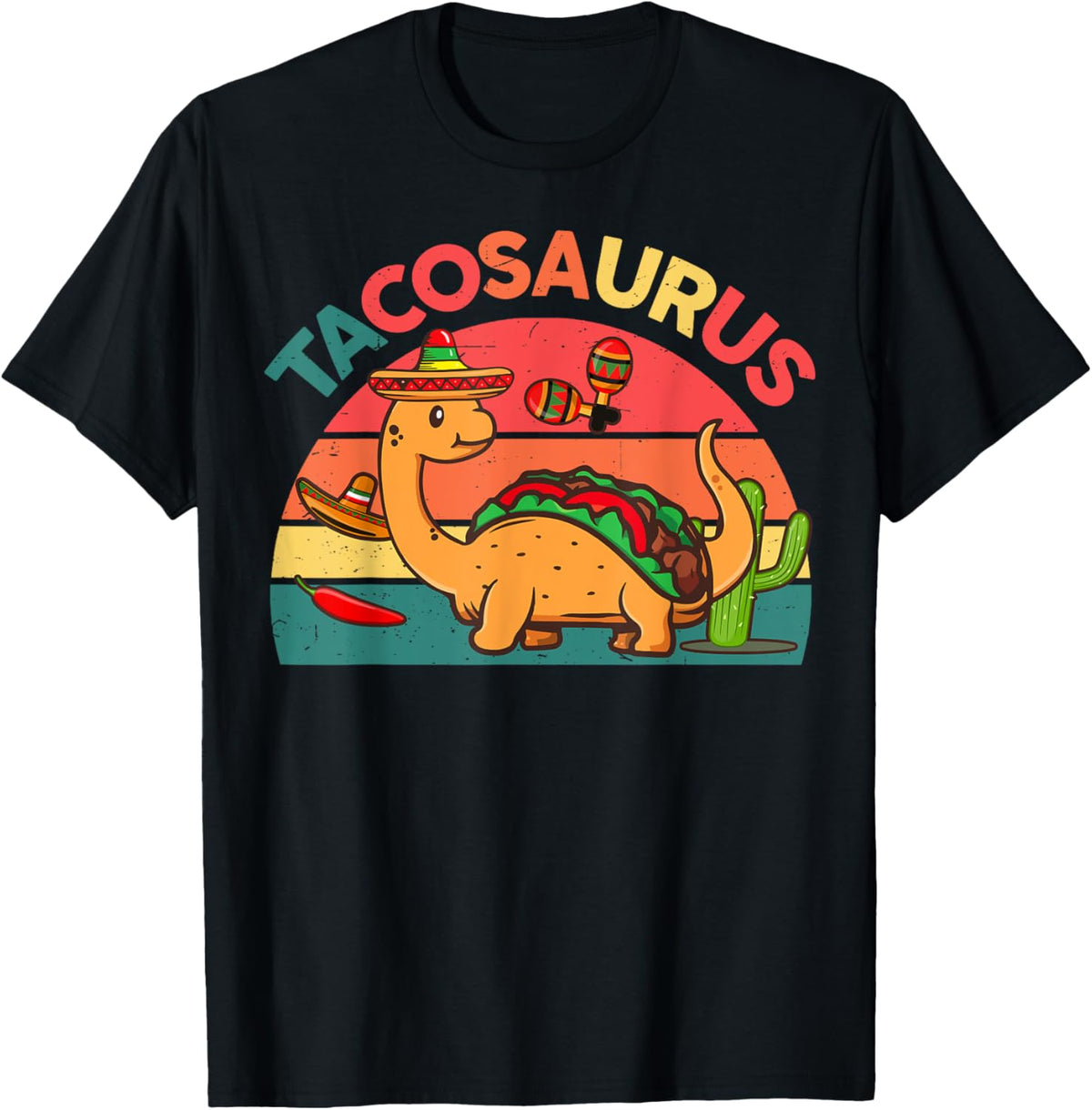 Cute Taco Shirt Kids Toddler Tacosaurus Dinosaur T-rex Taco T-Shirt