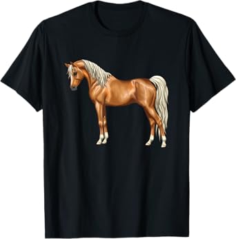 Palomino Chestnut Flaxen Egyptian Arabian Horse Lover Gift T-Shirt