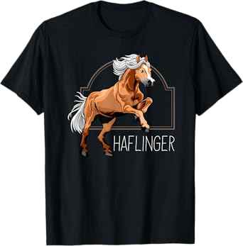 Haflinger Rider Horse Pony Riding T-Shirt