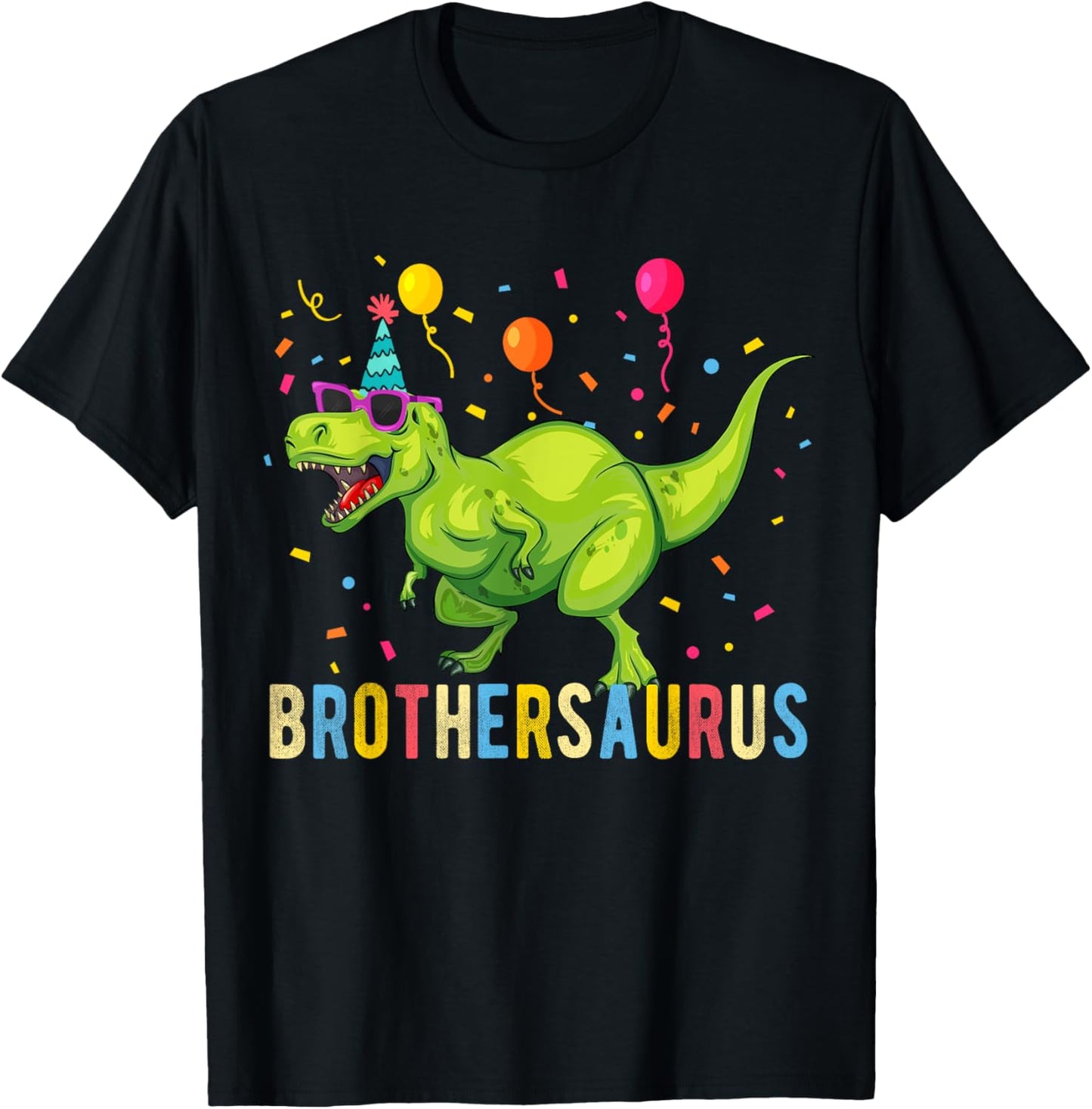 Brother Birthday Boy T Rex Dinosaur T-Shirt