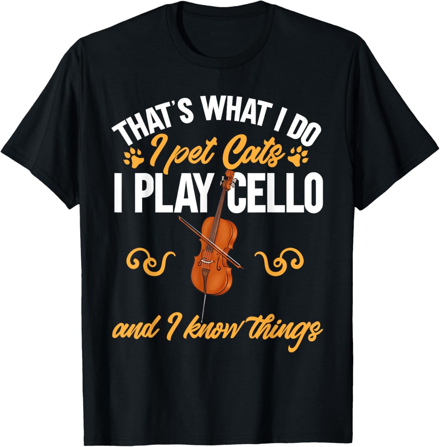 Cello Player Cellist Cat Musician Cello T-Shirt