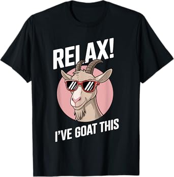 Cool Goat Art For Men Women Kids Pygmy Farming Goat Lovers T-Shirt