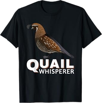 Best Quail Design For Men Women Bird Quail Decor Quail Lover T-Shirt