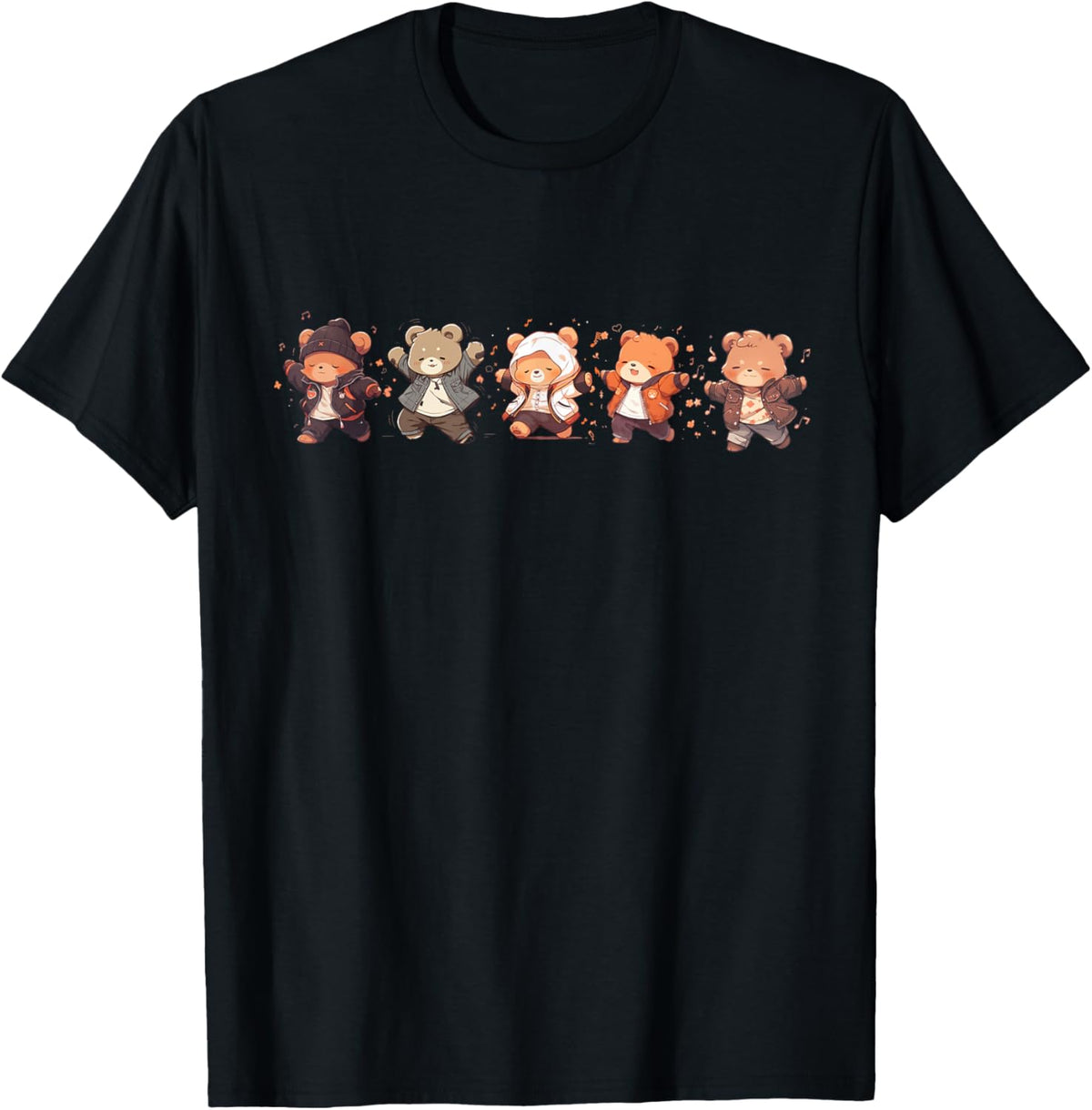 Cute Gay Bear Pride Flag Colors for Gay Bear Cubs T-Shirt