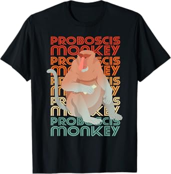 Proboscis Monkey Long Nosed T-Shirt
