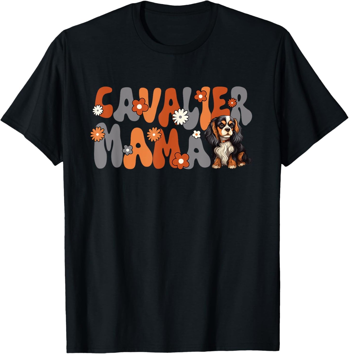 Cavalier King Charles Spaniel Groovy World's Best Cavalier T-Shirt