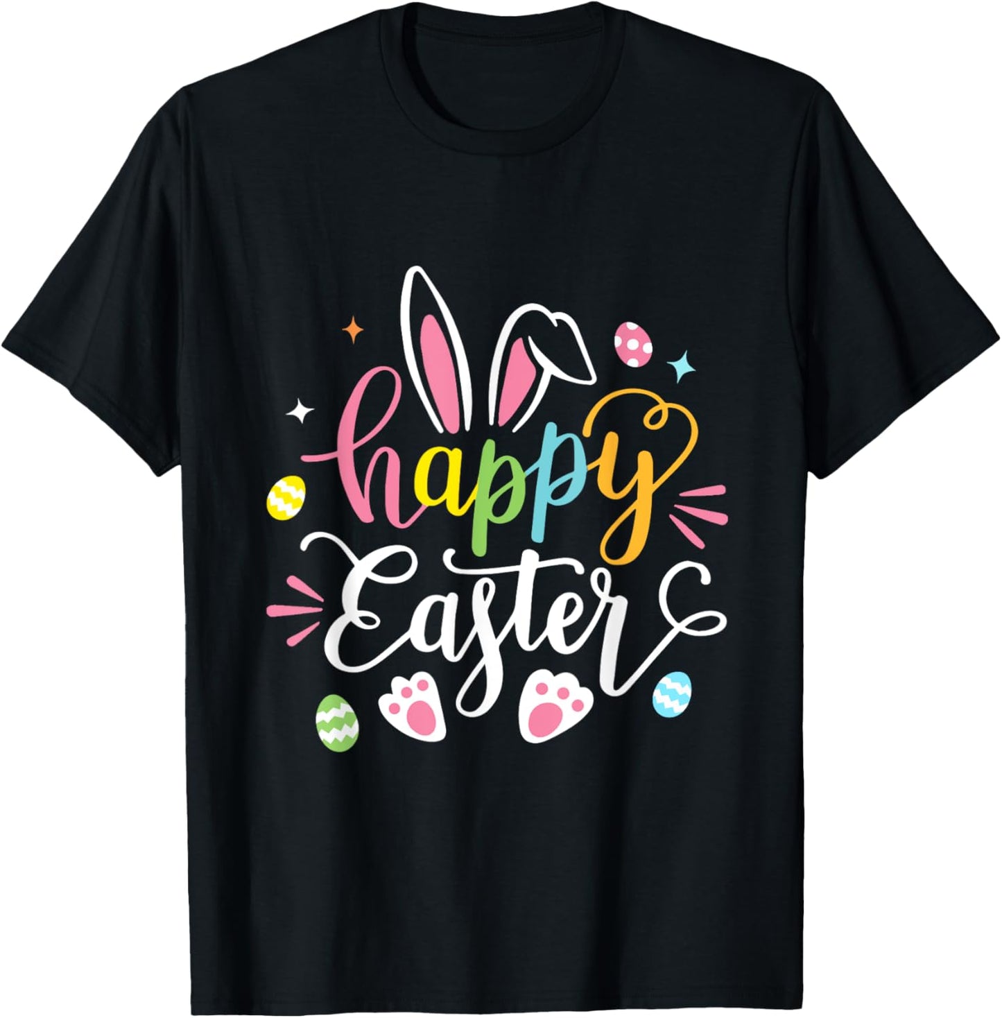 Happy Easter Bunny Rabbit Funny Easter Day Women Girls T-Shirt