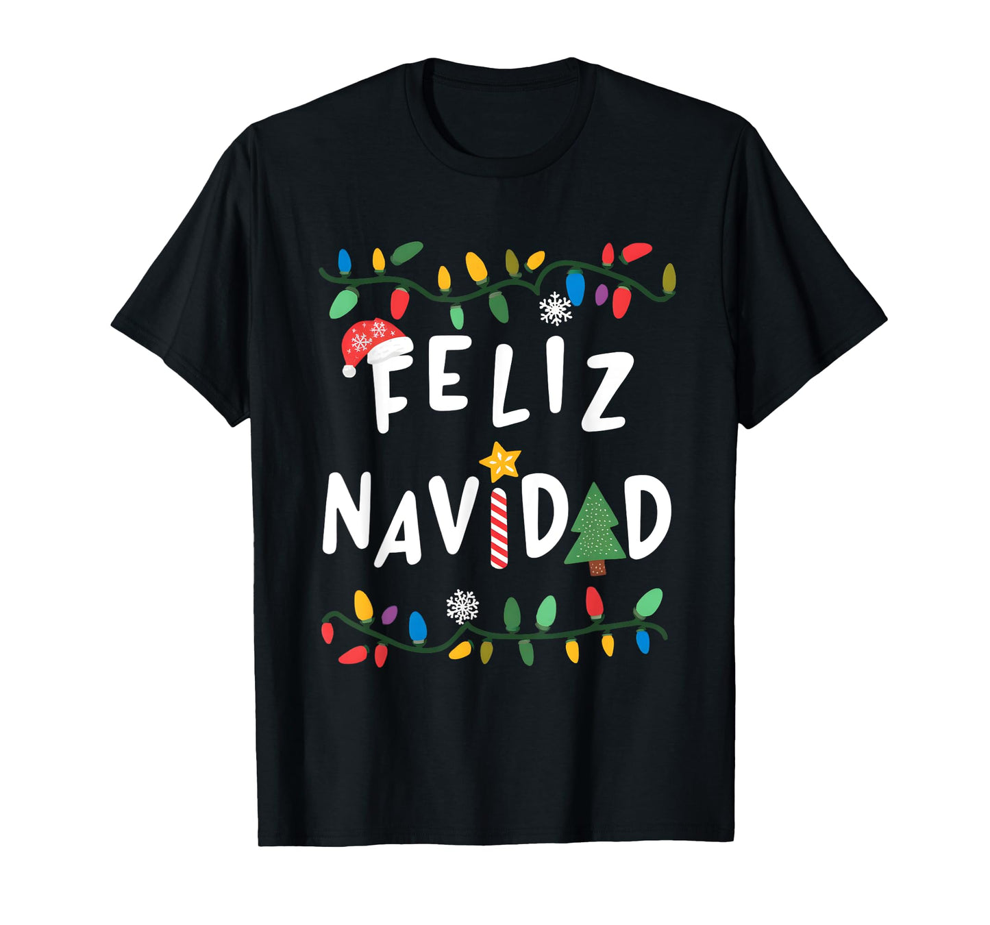 Feliz Navidad Shirt Funny Mexican Christmas in Spanish Xmas T-Shirt