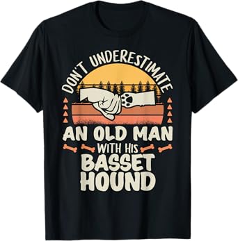 Basset Hound Shirt Men Women Dog Mom Dog Lover T-Shirt