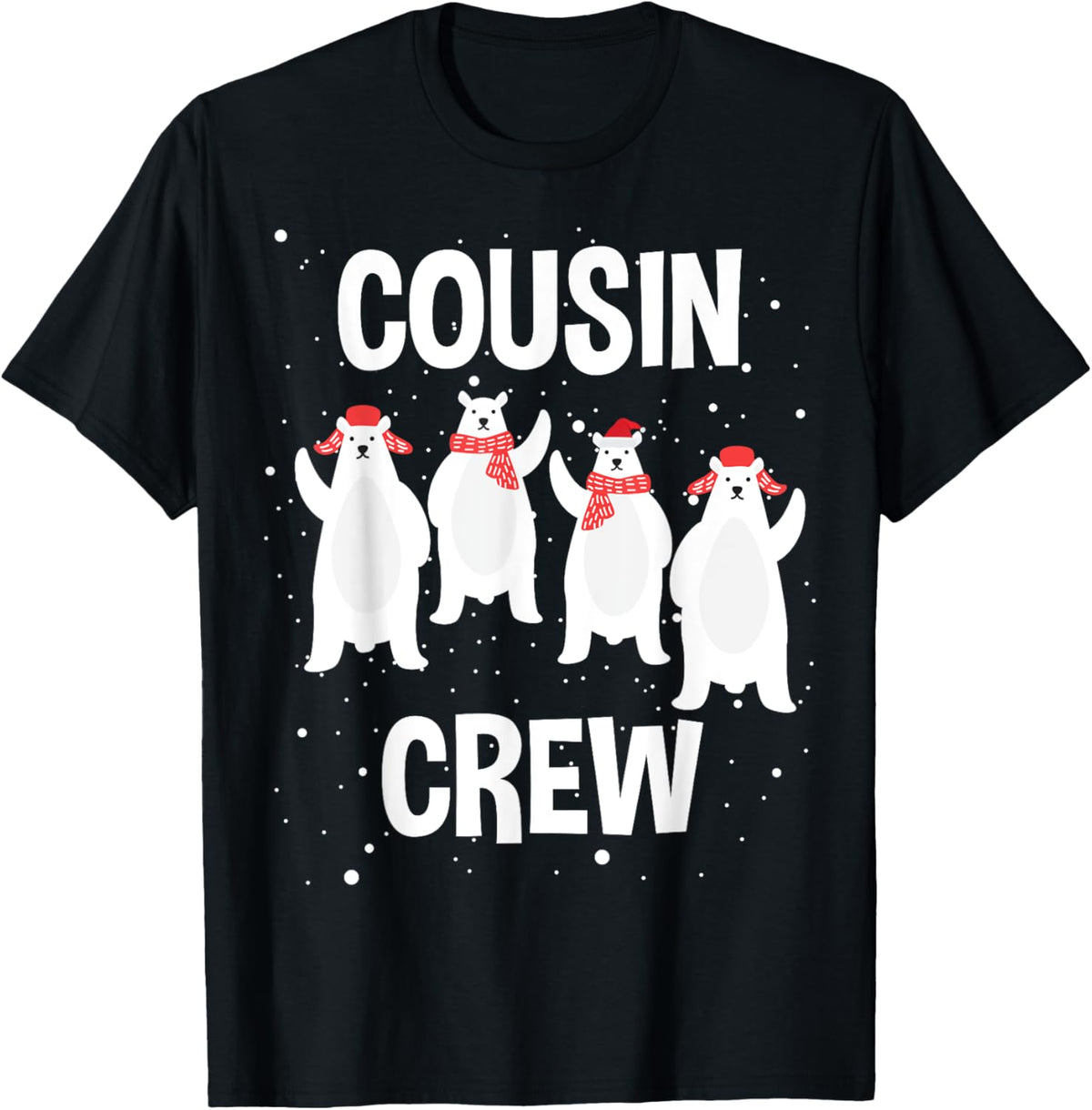 Cousin Crew Christmas PJs Shirt - Polar Bear Family T-Shirt T-Shirt