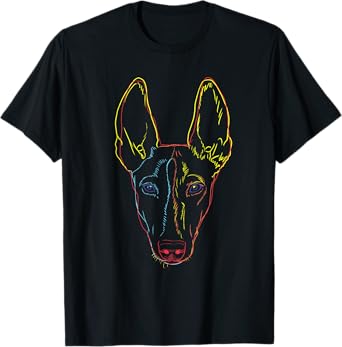 Colorful Dog Cirneco dell’Etna T-Shirt for Men Women Kids