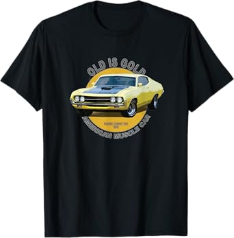Torino 429 Cobra American Muscle Car 60s 70s Old is Gold T-Shirt