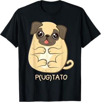 Pugtato Pug Potato Dog Lover T-Shirt Gift T-Shirt