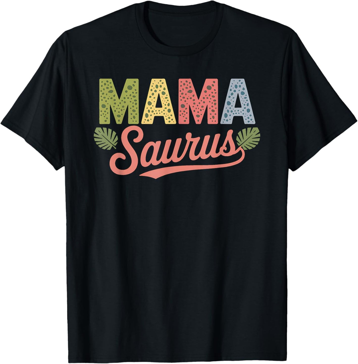Mama-Saurus Dad-Dinosaur-Birthday-Family-Matching T-Shirt