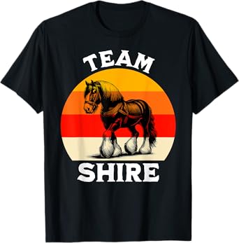 Shire Horse Team American Shire Horse T-Shirt