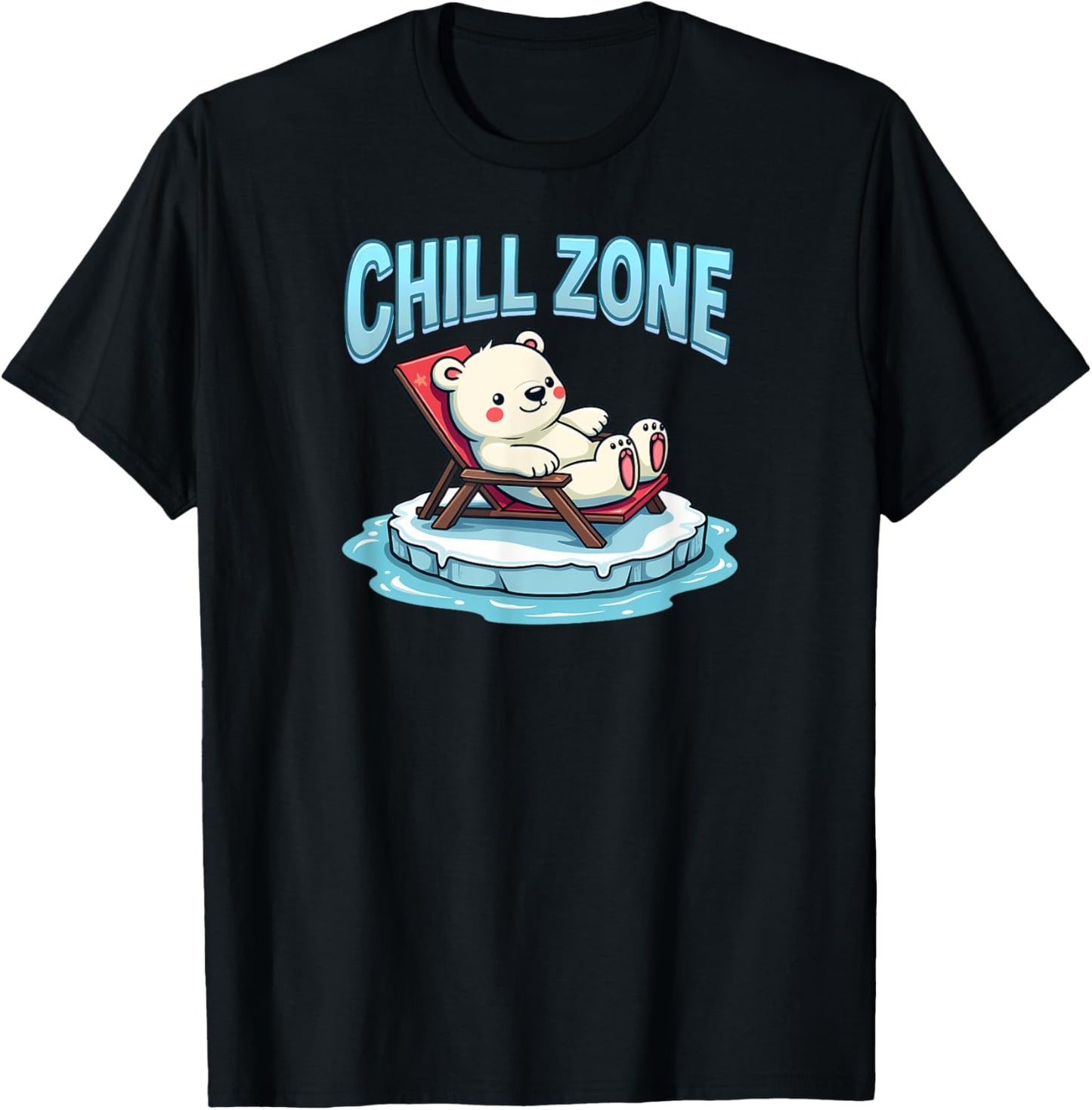 Chill Zone Cute Polar Bear T-Shirt