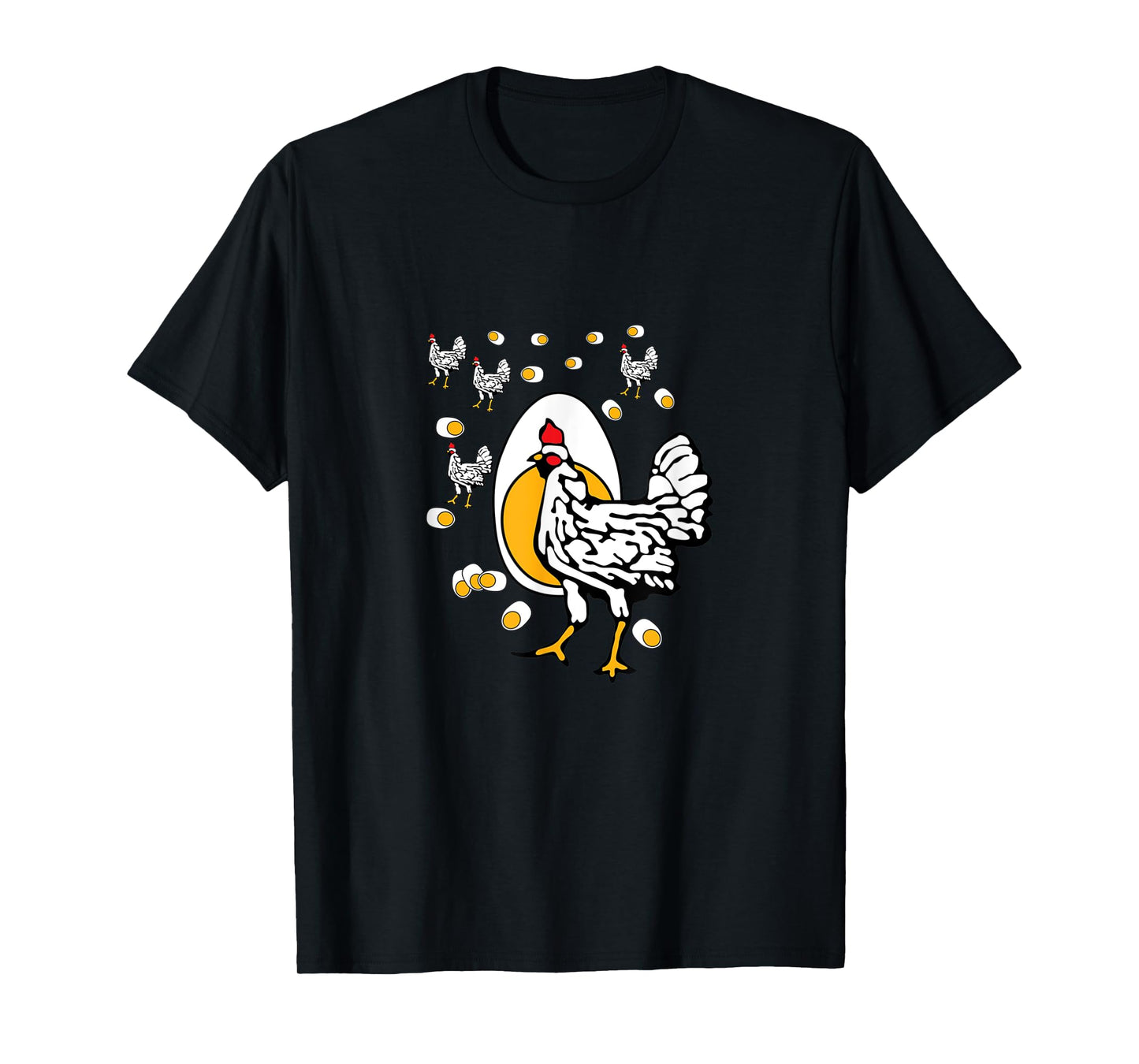 Roseanne Chicken Women's Classic Fit Black Solid T-Shirt