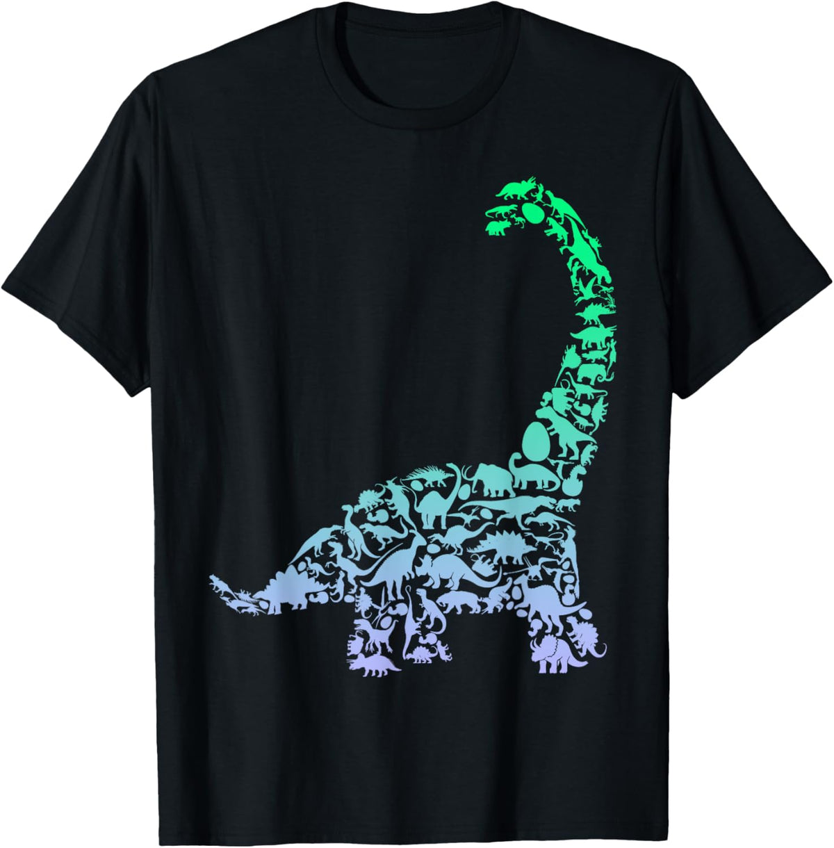 Silhouette Icon Diplodocus Tshirt | Dinosaur Boys Diplodocus T-Shirt