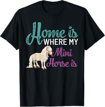 Miniature Horse Gifts Mini Pony Shirt Pet Horse Lover Gift T-Shirt