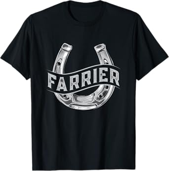 Farrier Horseshoe Equine Shoeing T-Shirt