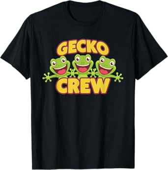 Gecko Crew | Geckos Apparel | Gecko Lover Shirt | Gecko T-Shirt