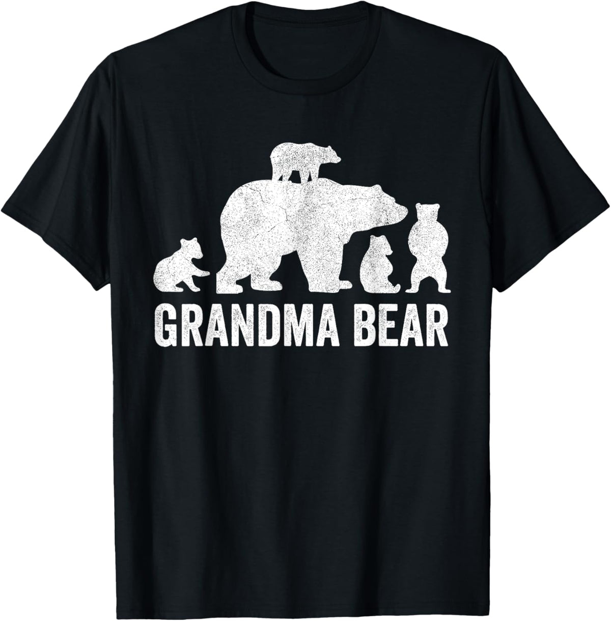 Grandma Bear Mothers Day Shirt, Funny Four Cub Kids Grandmom T-Shirt