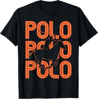 Polo Players Horseback Riding Horse Equestrian Sports T-Shirt