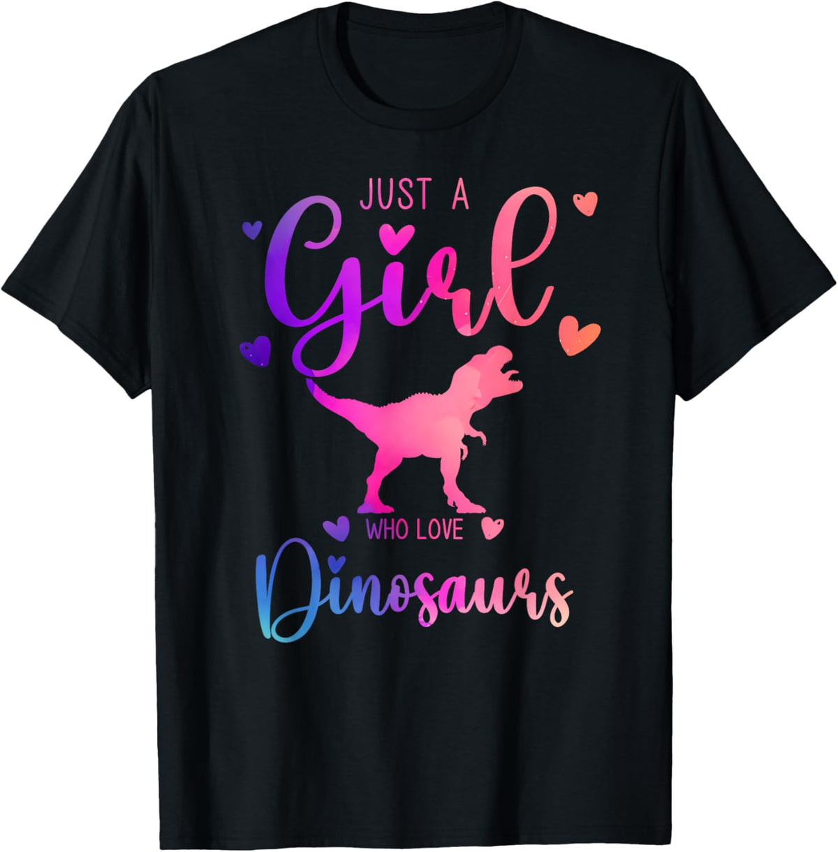 Just a Girl Who Loves Dinosaurs Dress for Women and Kids T-Shirt