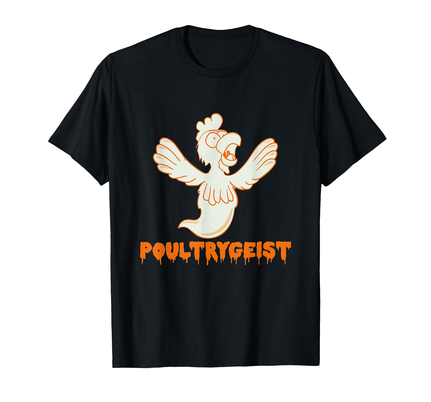 Poultrygeist Funny Chicken Ghost Pun T-Shirt