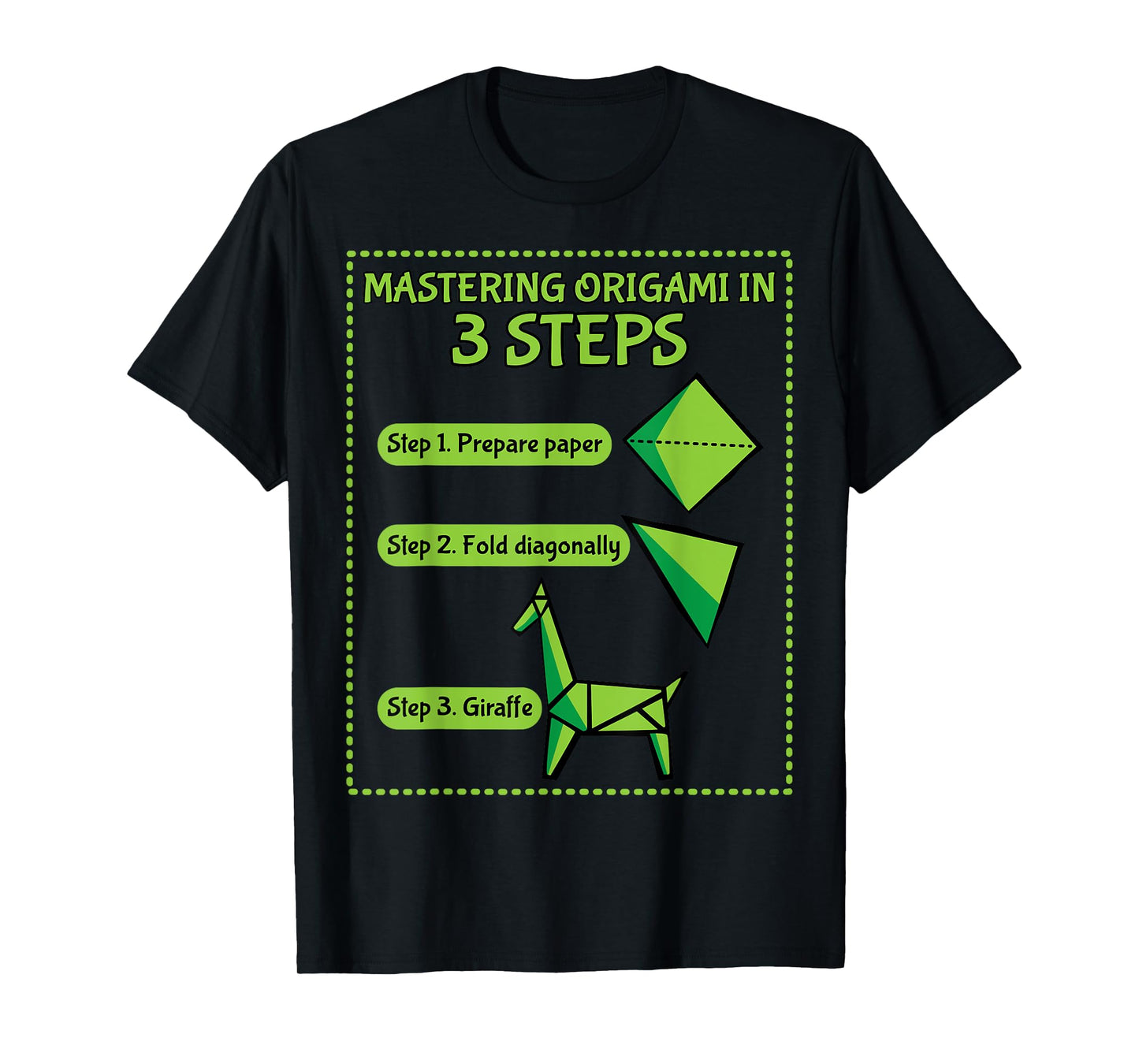 Mastering Origami in 3 Steps Paper Origami Gift T-Shirt