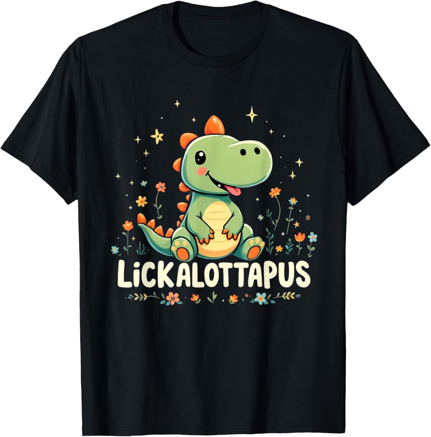 Funny Lesbian Lickalottapus Dinosaur Lover LGBTQ Pride Month T-Shirt