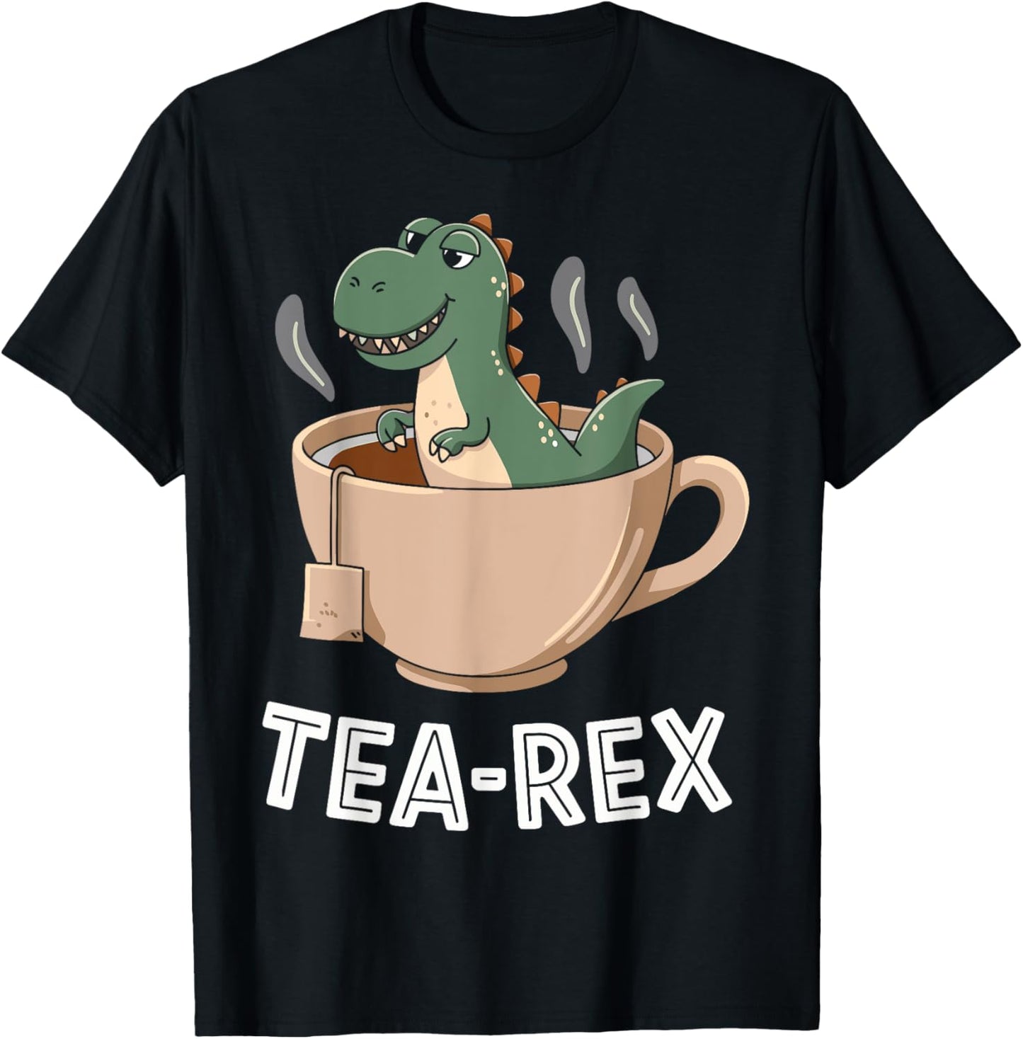 Tea Rex Funny Tea Lover Dinosaur T-Shirt