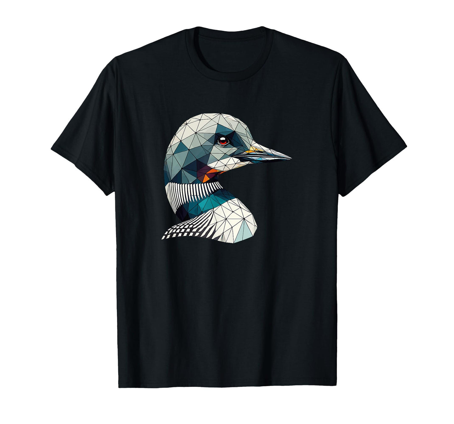 Geometric Art Common Loon T-Shirt