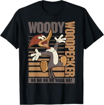 Woody Woodpecker Ha Ha Ha Jumping Poster T-Shirt