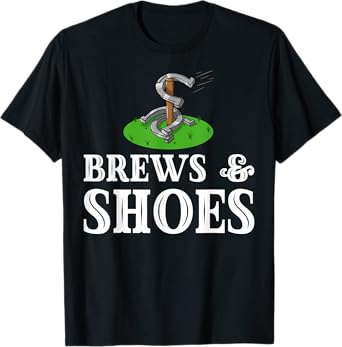 Horseshoe Pitching Gift Throwing Shoes T-Shirt