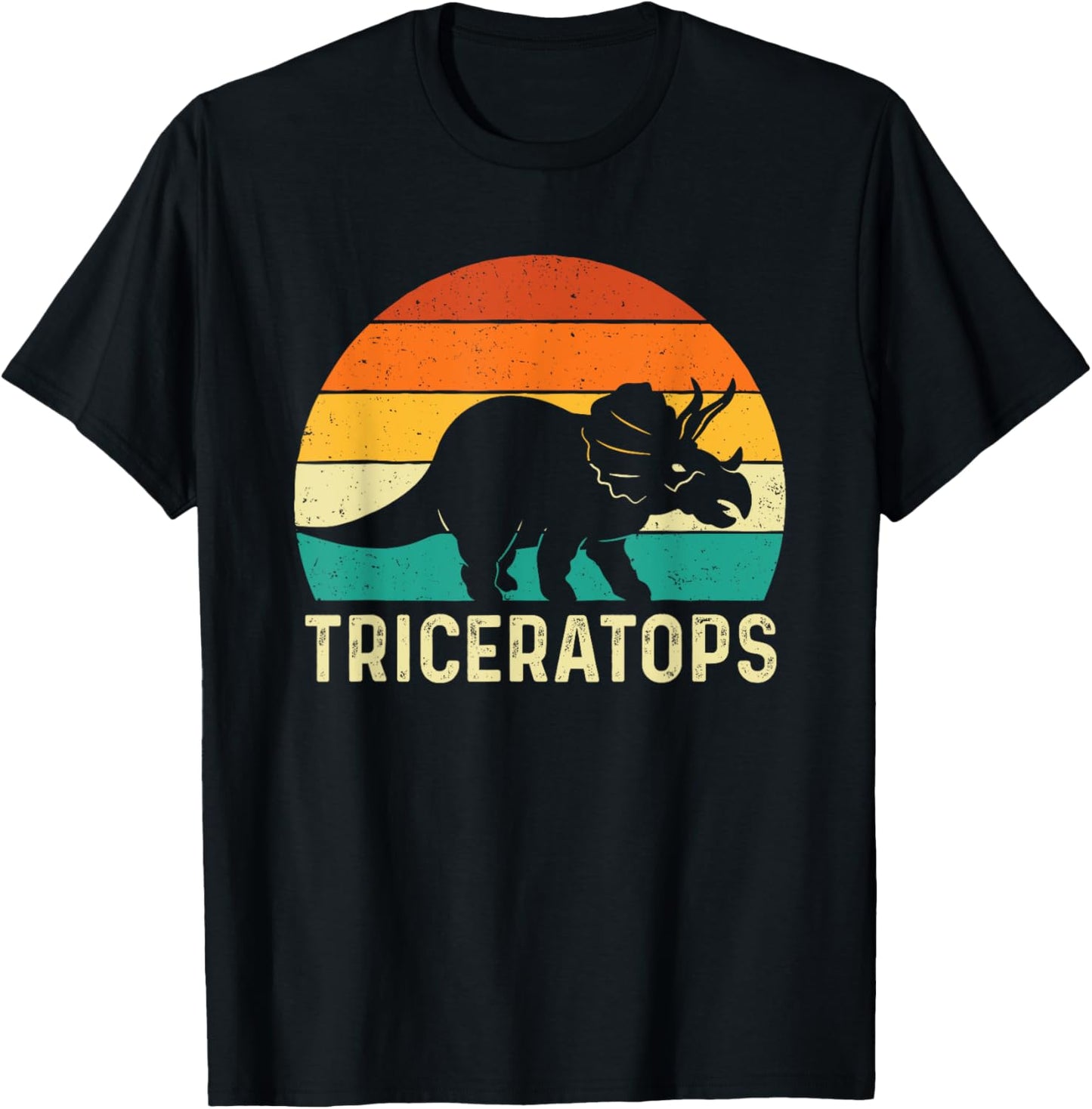 Triceratops - Retro Dinosaur Lover Paleontologist T-Shirt