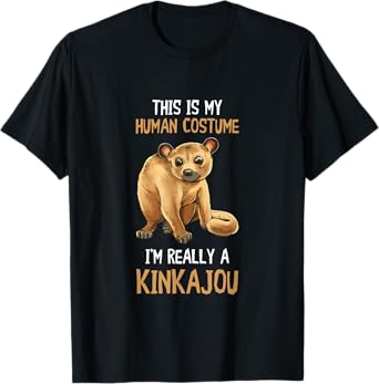 Kinkajou Human Costume Night Ape Animal Kinkajou Lover T-Shirt