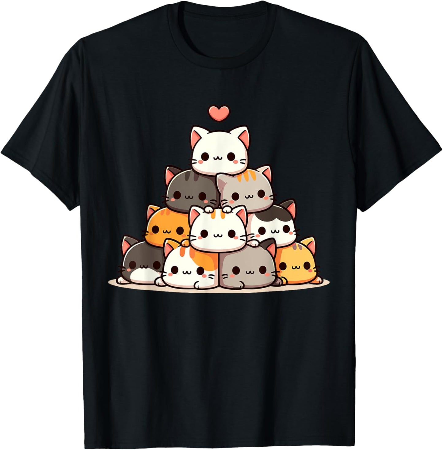 Cat Cute Cats Anime Kawaii T-Shirt