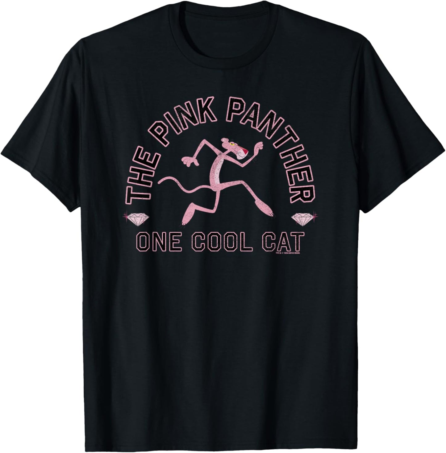 Pink Panther One Cool Cat Tip Toe Portrait T-Shirt