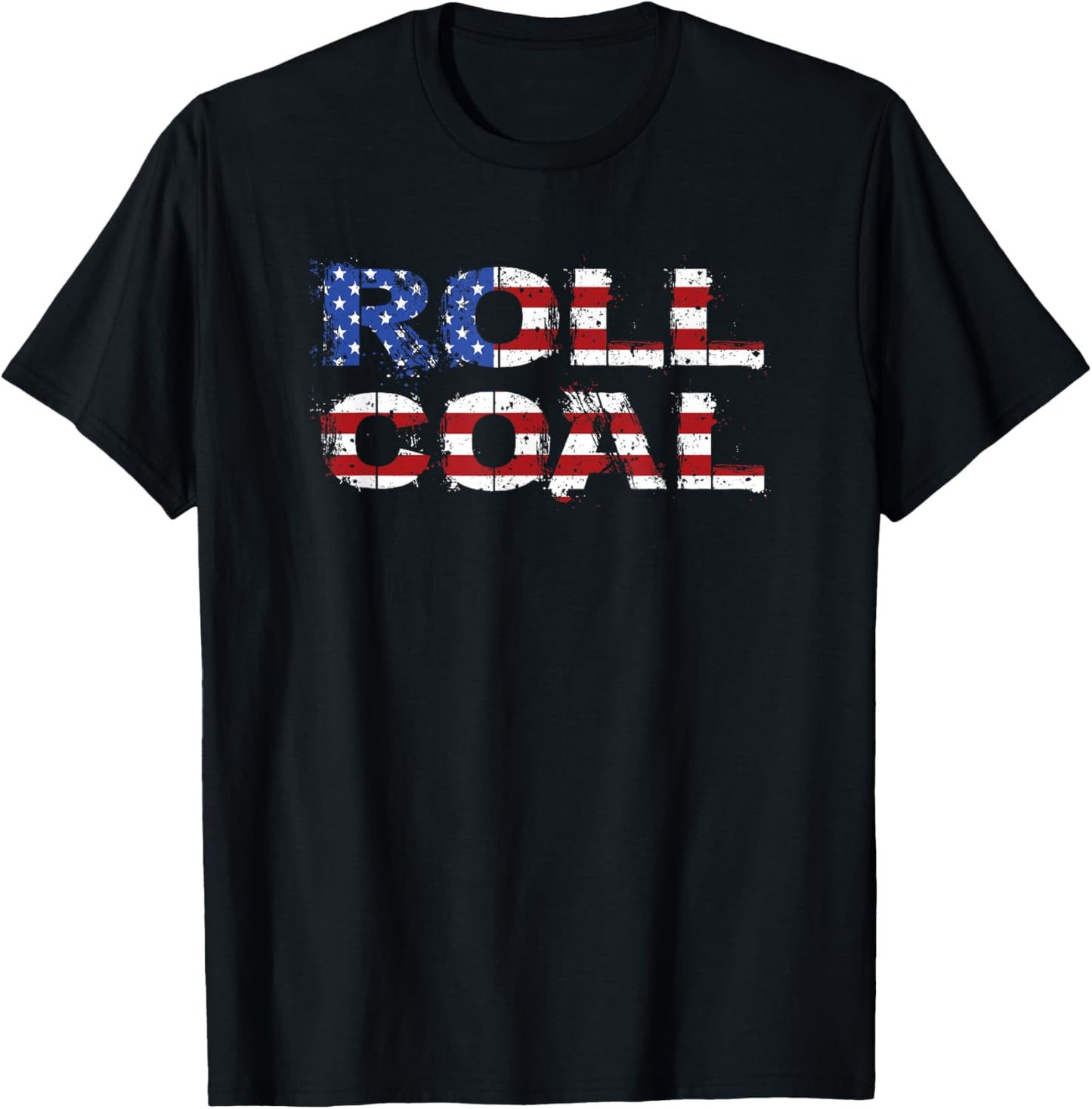 Diesel Roll Coal USA Flag Turbo Diesels Power Gift T-Shirt