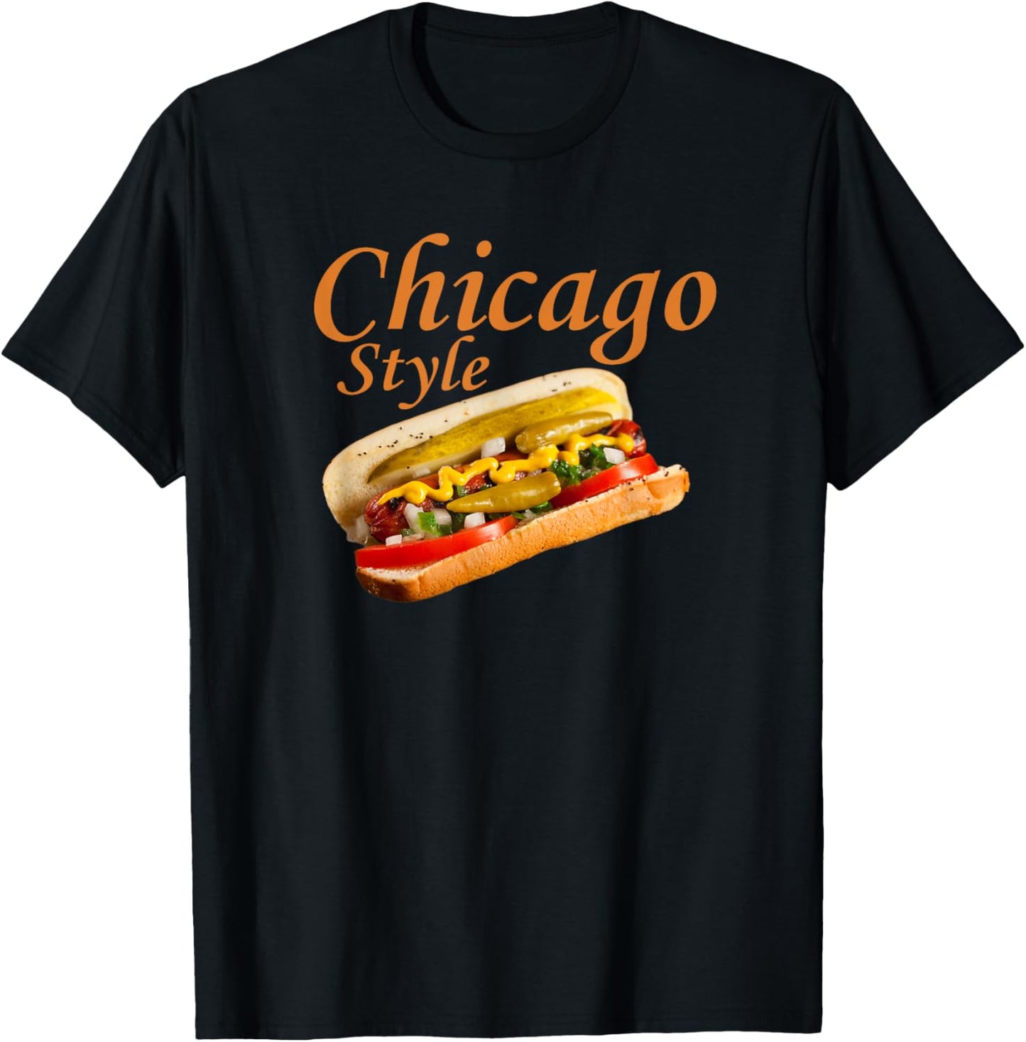 Chicago Style Hot Dog Relish HotDog T-Shirt