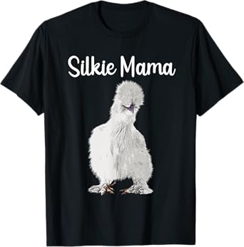 Funny Silkie Mama Design For Mom Women Silkie Chicken Lover T-Shirt