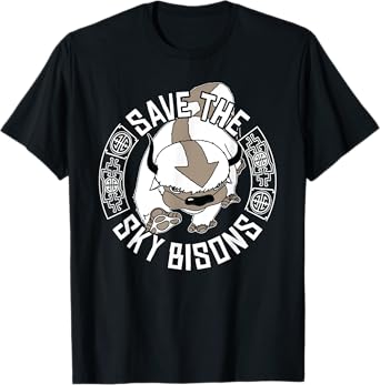 Save The Sky Bisons' Bison Center T-Shirt