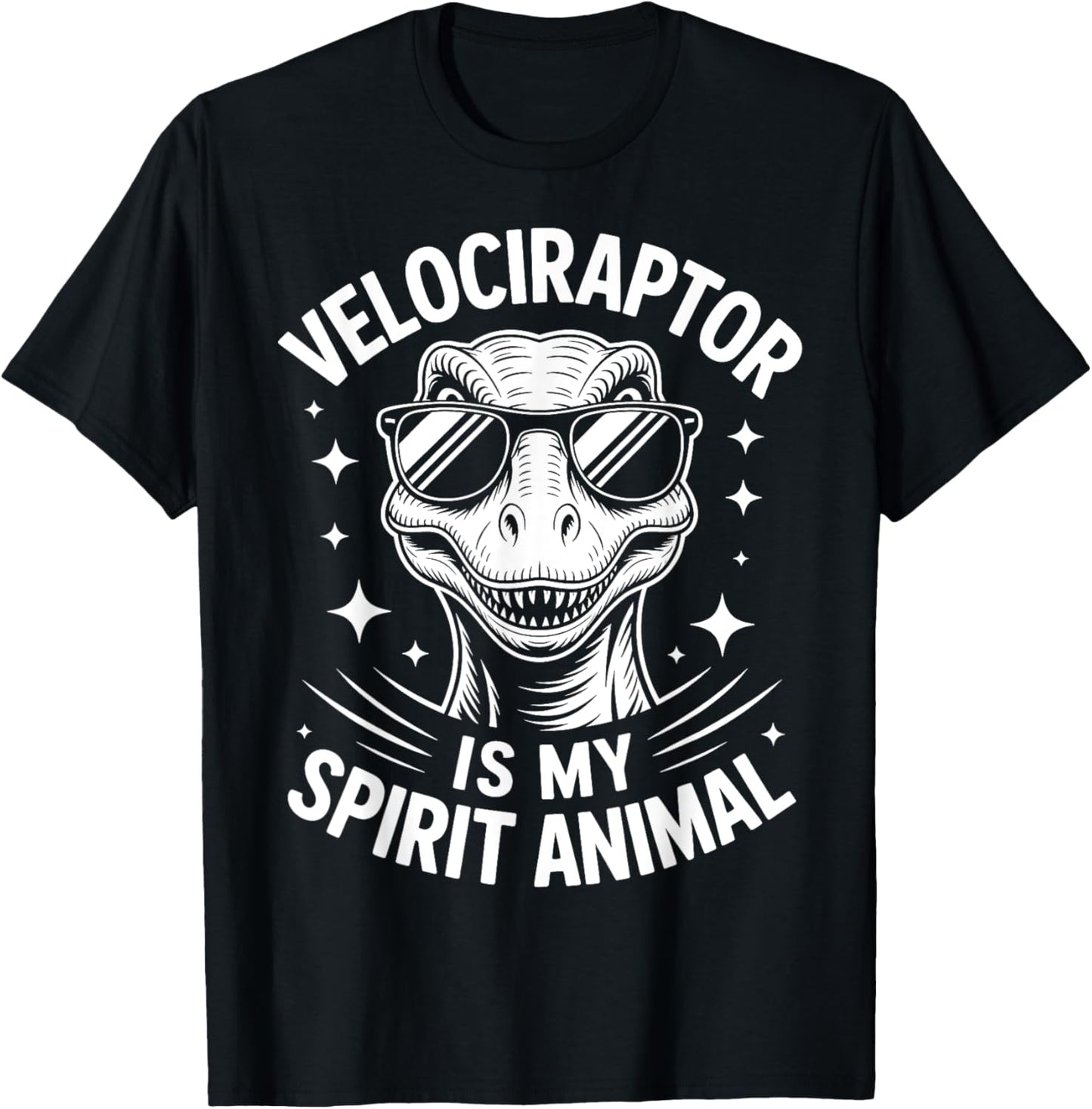 Velociraptor Spirit Animal Dinosaur Funny Velociraptor T-Shirt