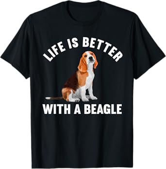 Funny Beagle Design For Men Women Kids Beagle Dog Lovers T-Shirt
