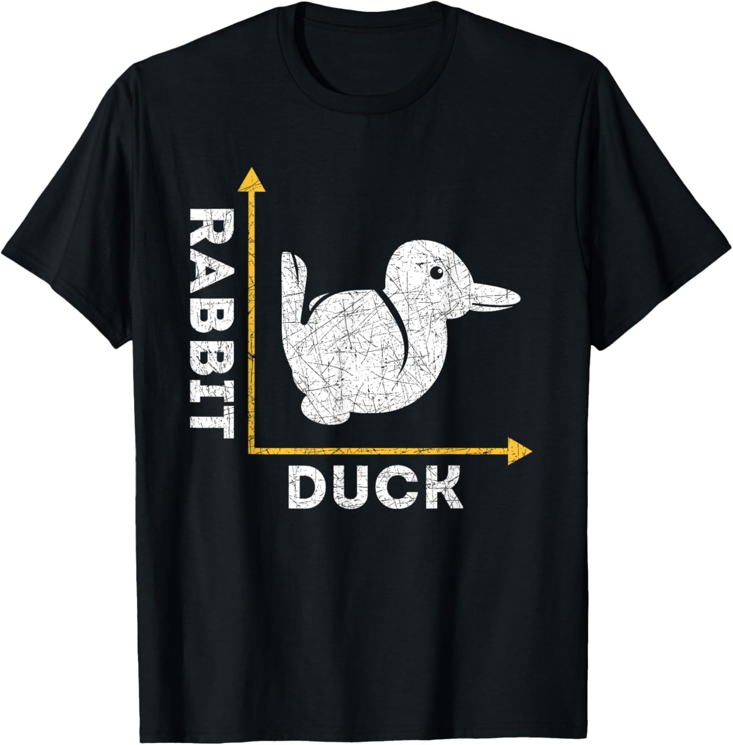 Funny Animal Lover Gift Optical Illusion Duck Or Rabbit T-Shirt